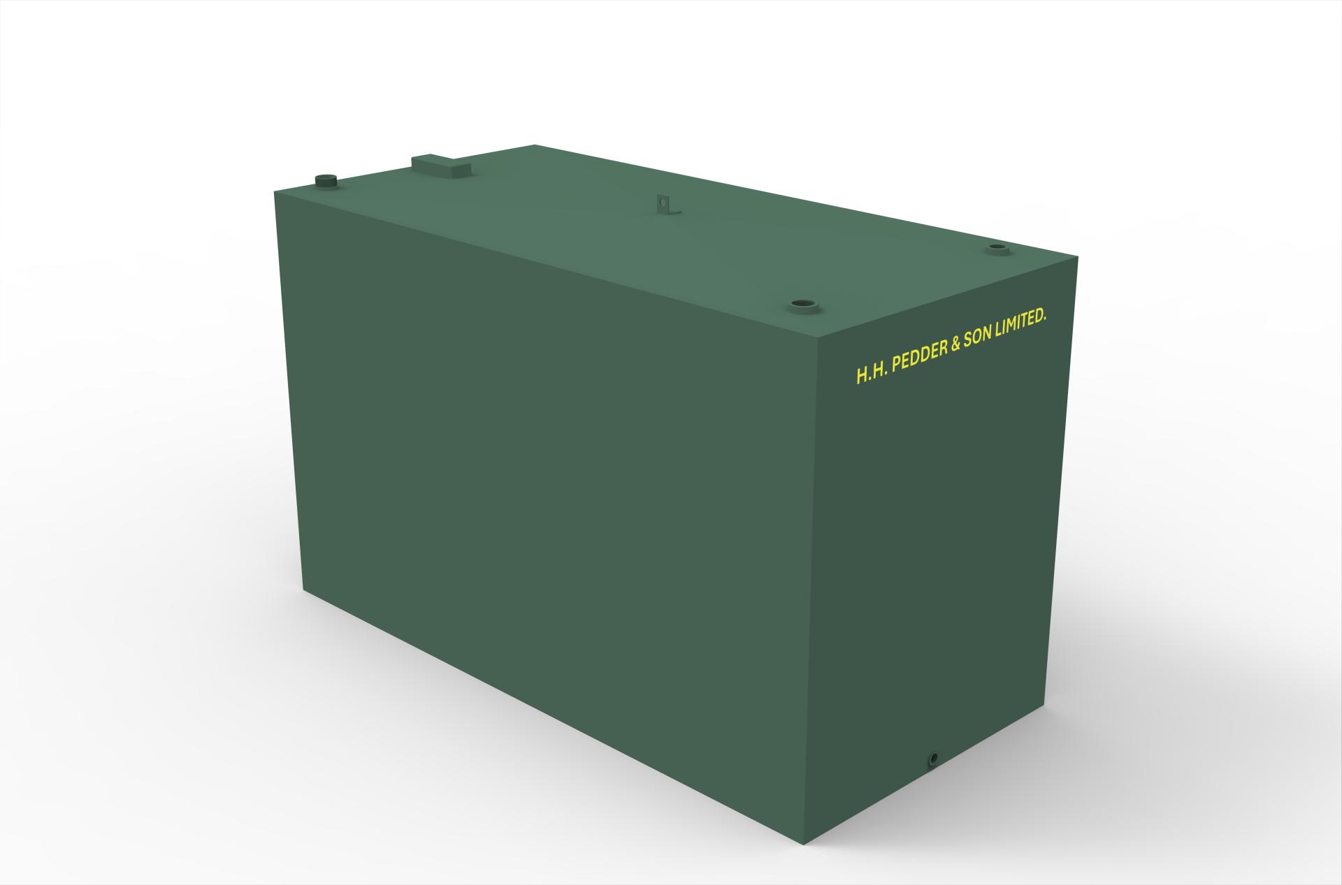 2000 Litre Slimline Bunded Steel Heating Oil Tank Steel Bunded Oil Tank